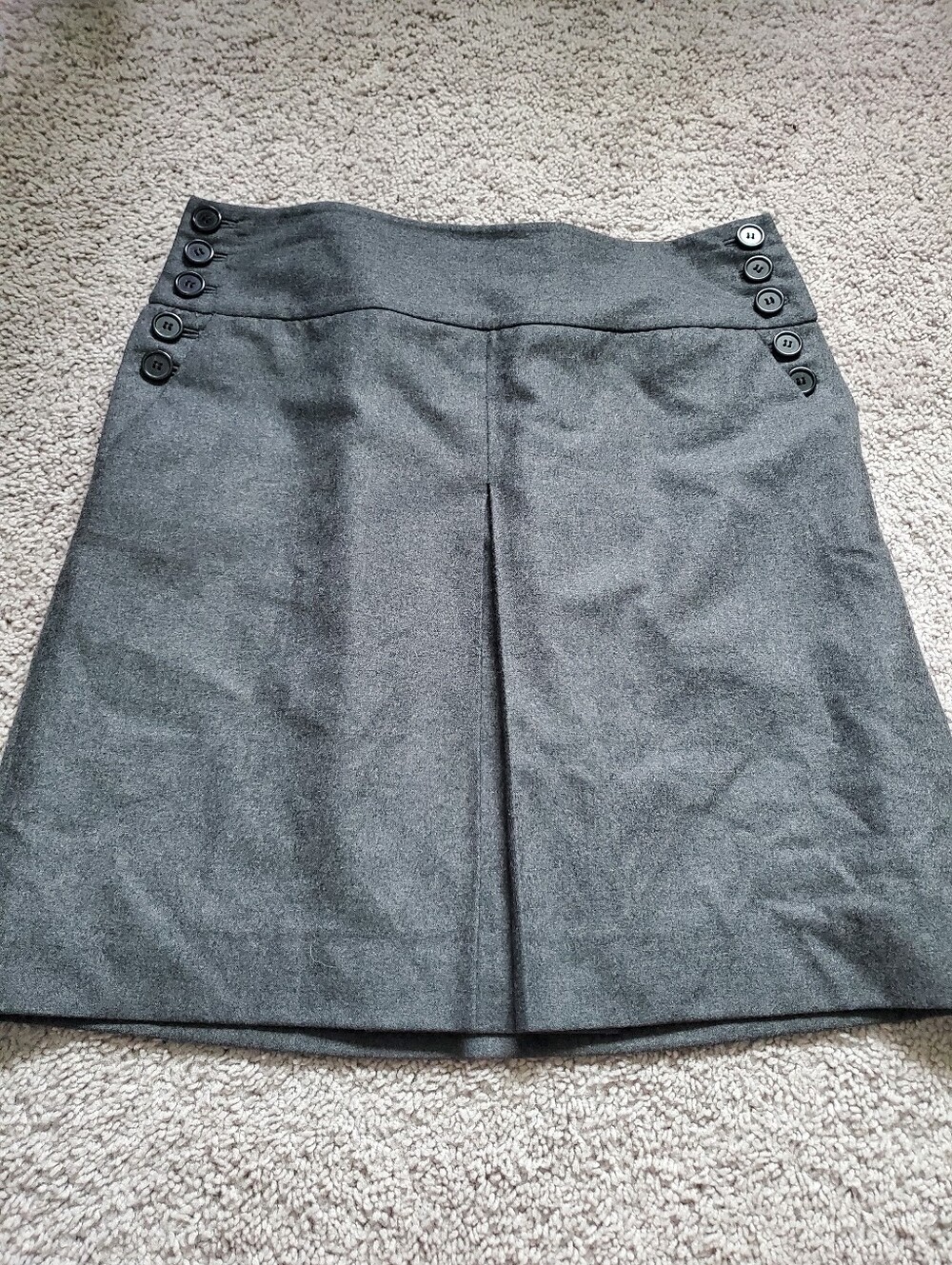 J. Crew Wool Gray Skirt Size 8